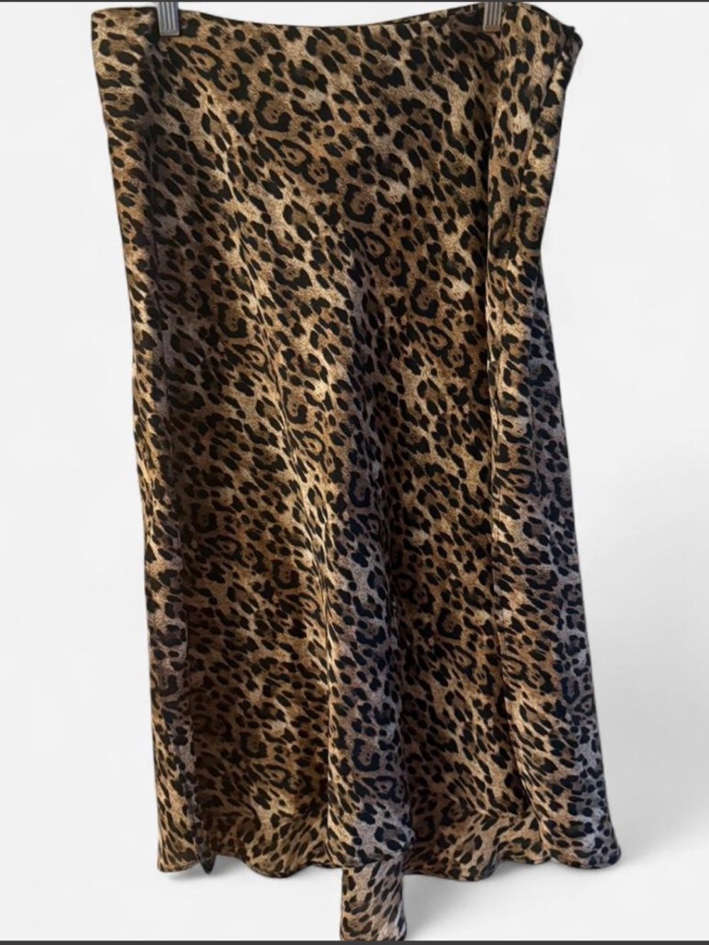 Zara Leopard Print Midi Skirt